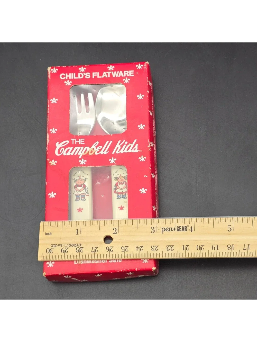 Vintage 1991 The Campbell's Kids Chef Child's Flatware Set Fork Spoon NIB Zak